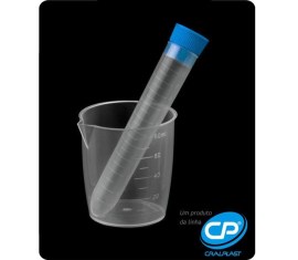 Kit Urina Com Tubo Estéril Manual Tampa Pressão Interna  Azul Sem Modo - 12 Ml - 900 Und - Cralplast